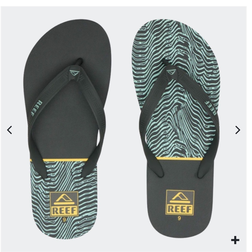 REEF MENS SANDALS SEASIDE PRINTS SIZE 12